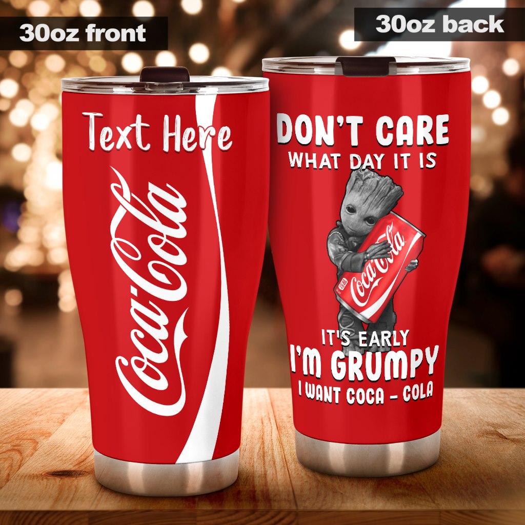 It's Early I'm Grumpy - Personalized Carbonated Drink Tumbler