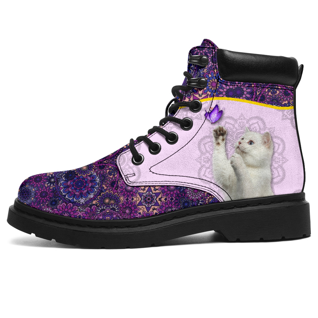 Cat Mandala Cat All Season Boots 0622