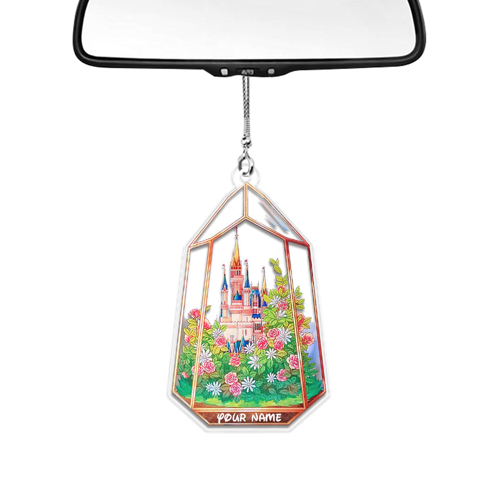 Magical Castle - Personalized Mouse Transparent Car Ornament