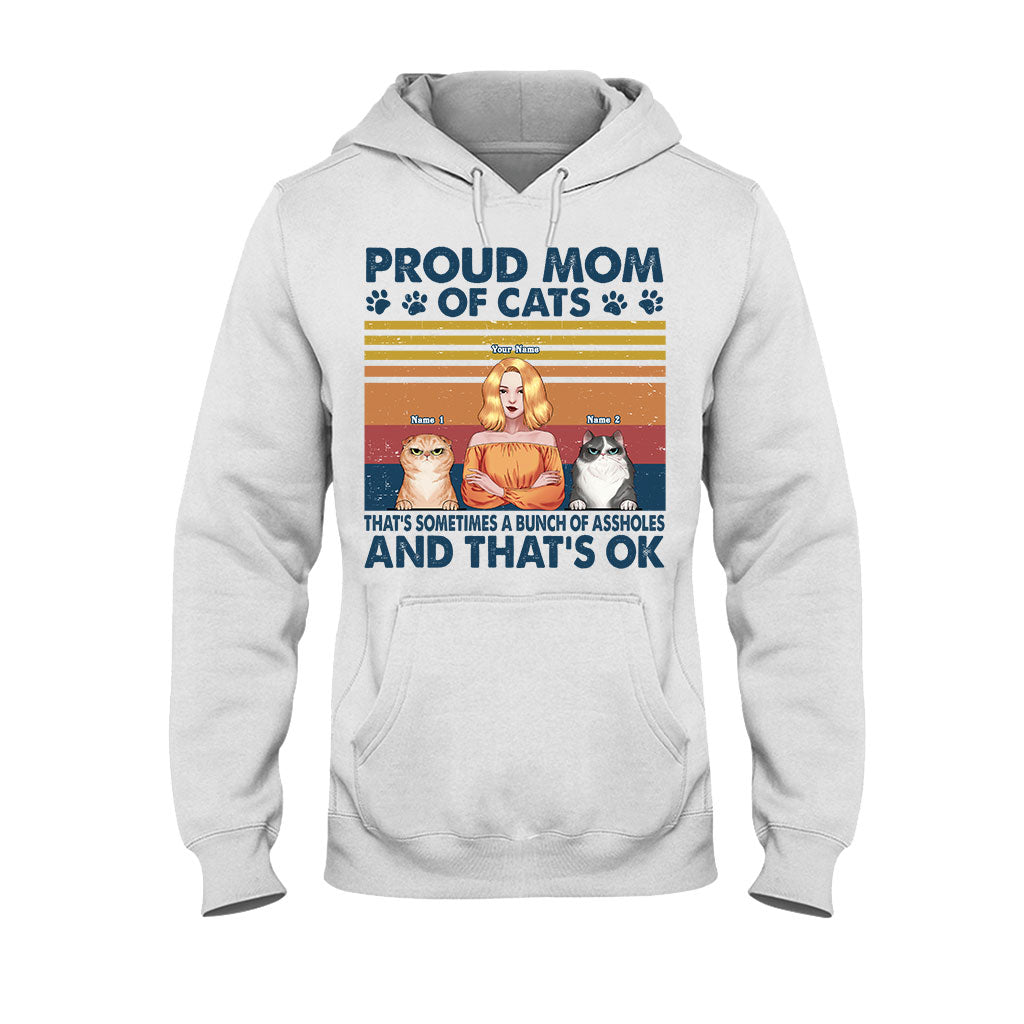 Proud Mom Of A Cat - Personalized T-shirt and Hoodie