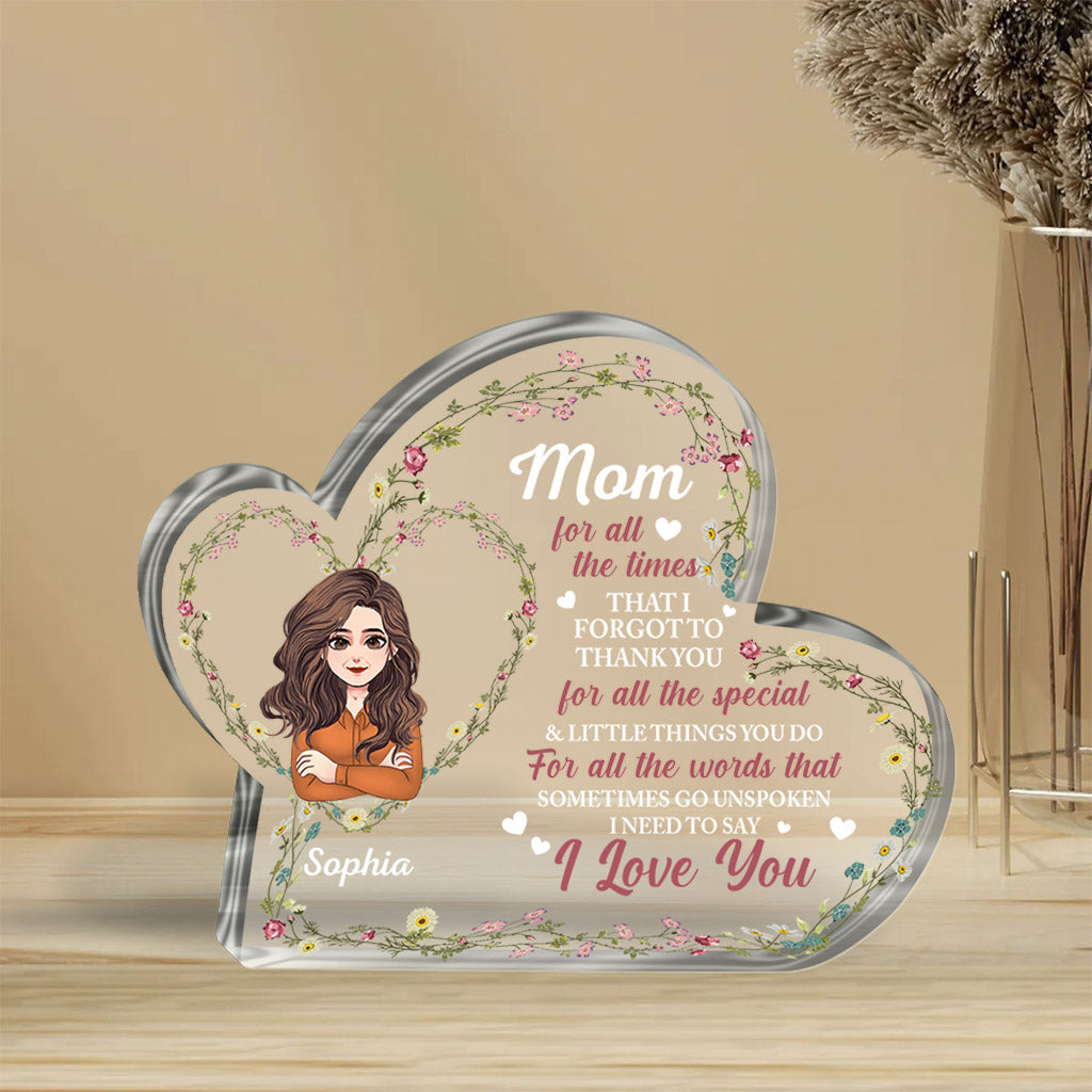 Reasons Why I love Being A Nana - Personalized Mother's day Grandma Custom Shaped Acrylic Plaque