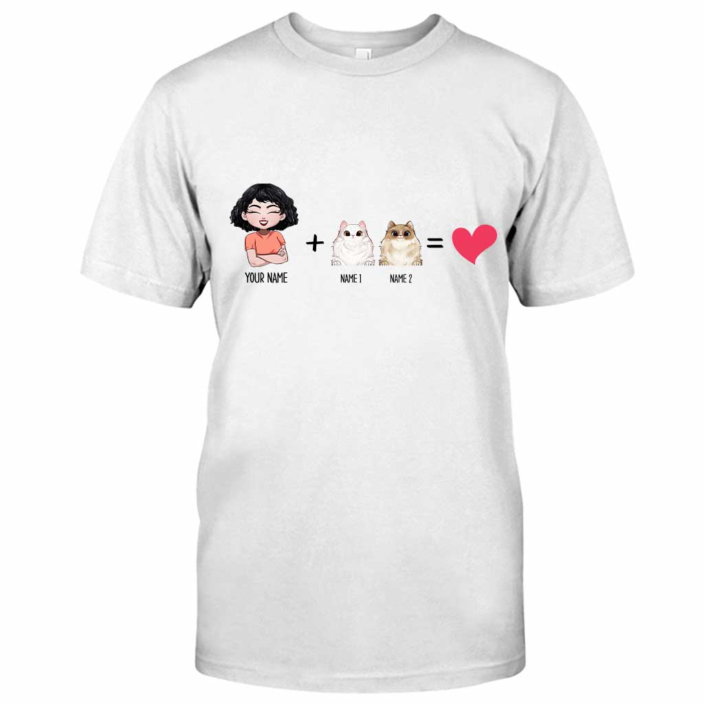 Me With The Cats - Personalized Cat T-shirt and Hoodie