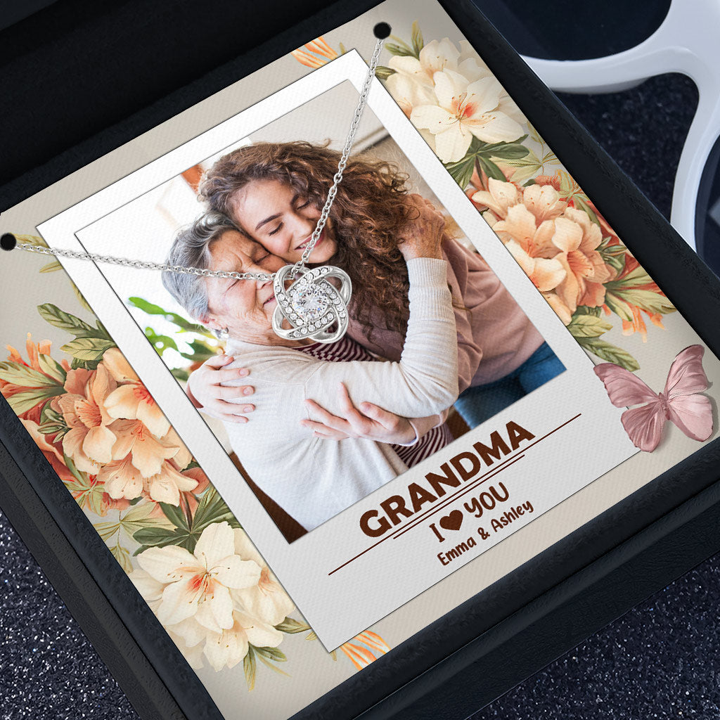 Grandma I Love You - Personalized Mother's Day Grandma Necklace