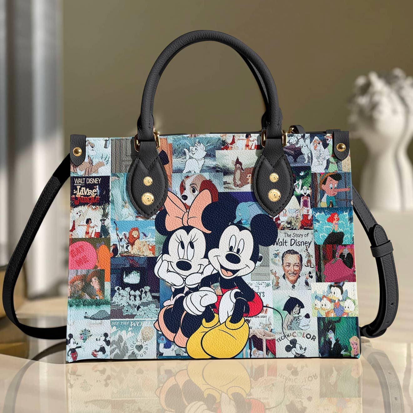 Love Mouse Mouse Leather Handbag 0523