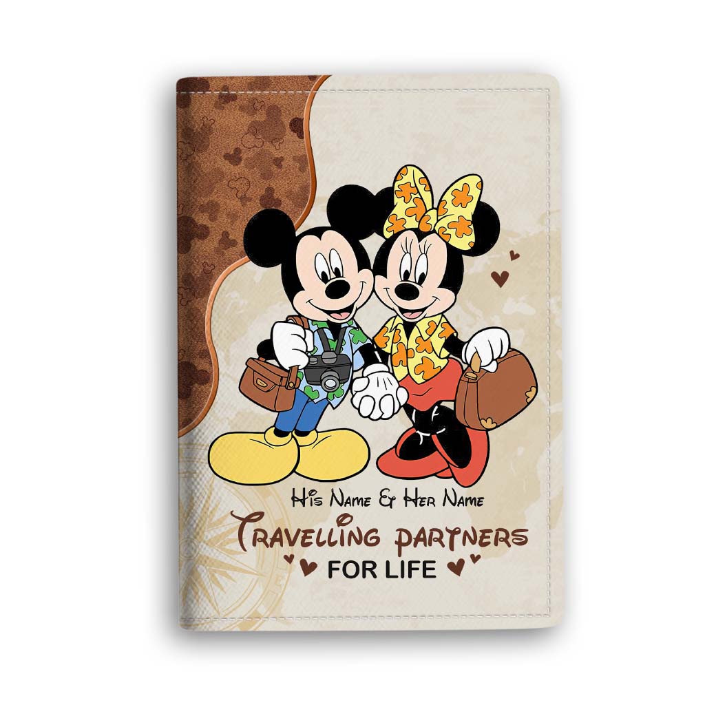 Apparently We're Trouble When We're Together - Personalized Mouse Passport Holder