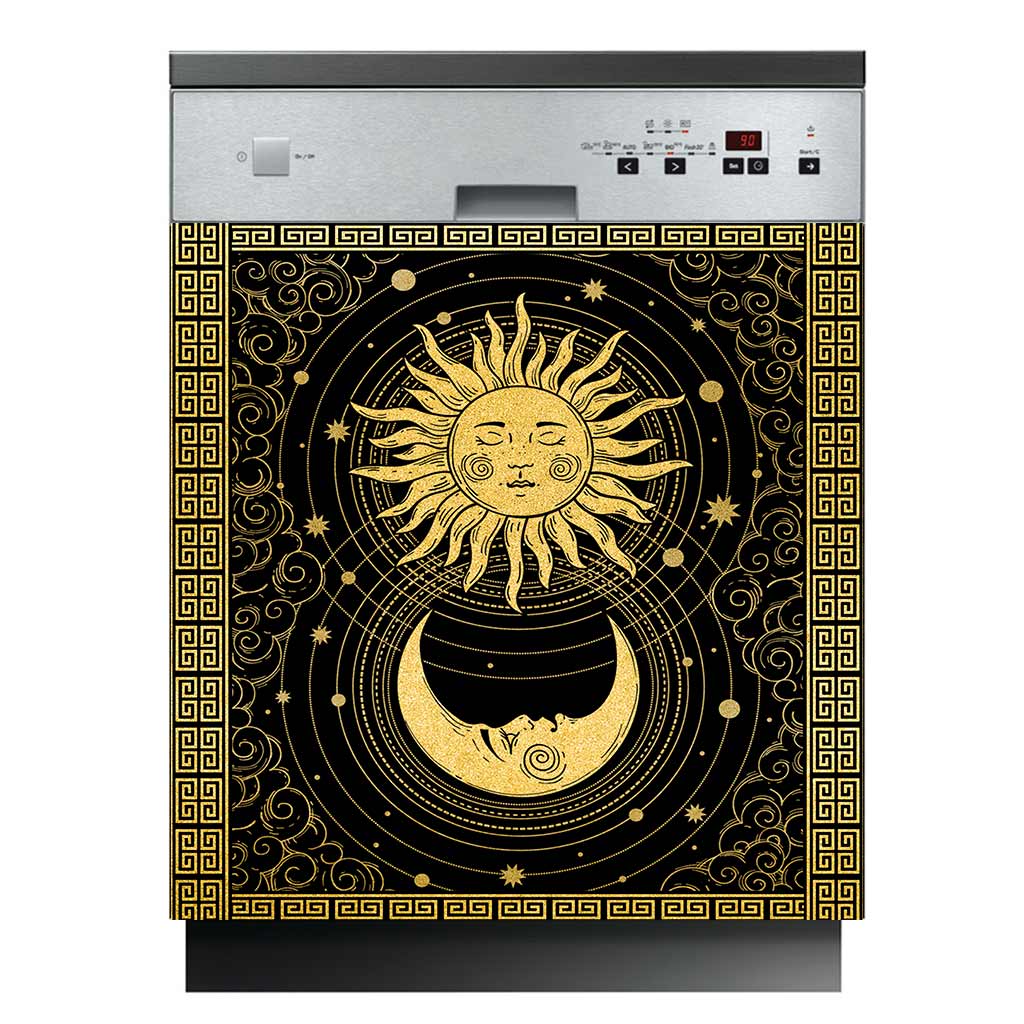 Sun And Moon Magic - Witch Dishwasher Cover