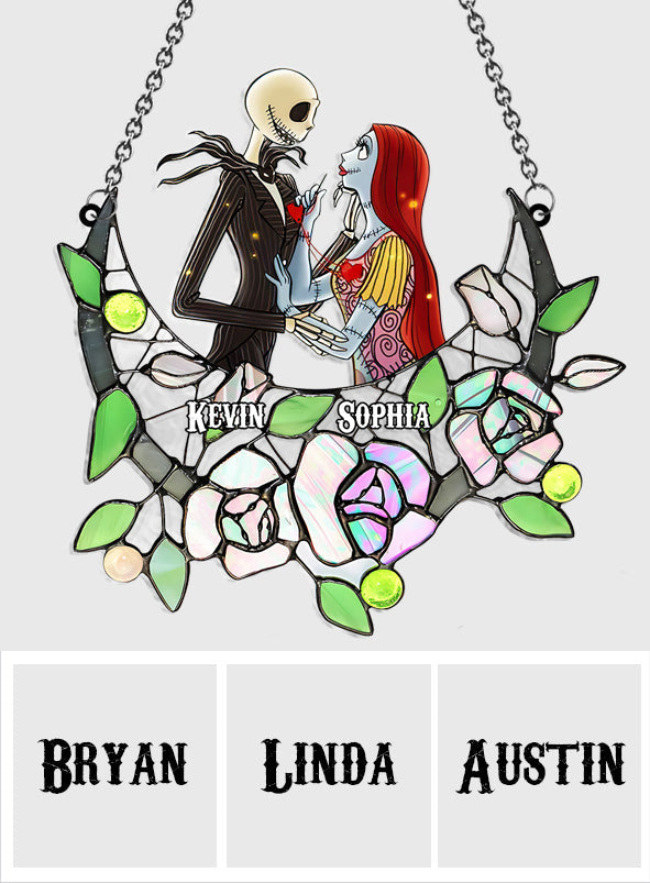 Roses So Many In The Darkness - Personalized Nightmare Window Hanging Suncatcher Ornament