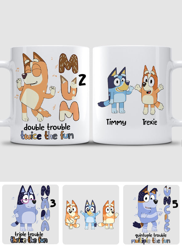 Multiple The Fun - Personalized Mother Mug