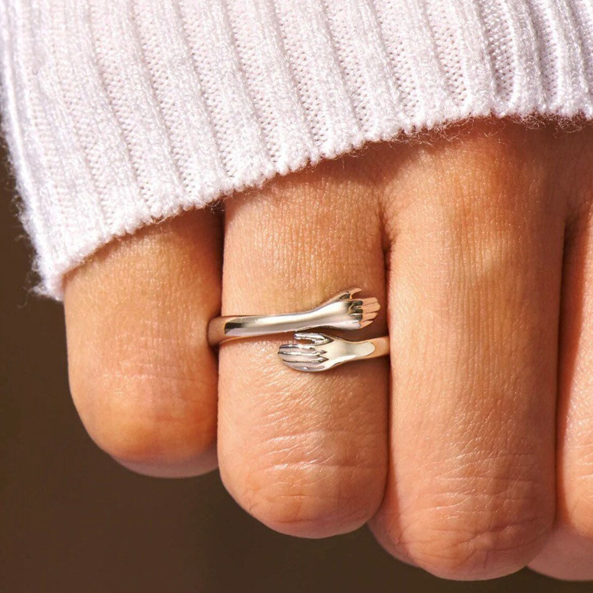 Custom Text - Personalized Hug Ring