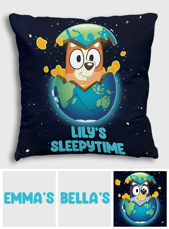 Sleepytime - Personalized Kid Throw Pillow