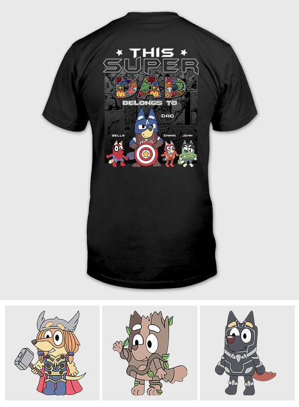 Super Dad - Personalized Father T-shirt and Hoodie