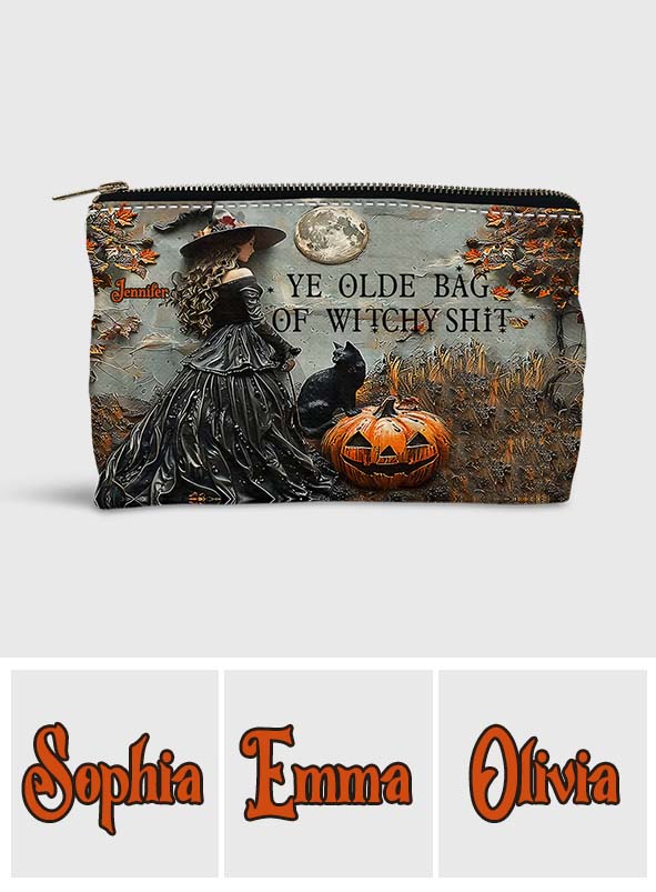 Ye Olde Bag Of Witchy Sh*t - Personalized Witch Pouch