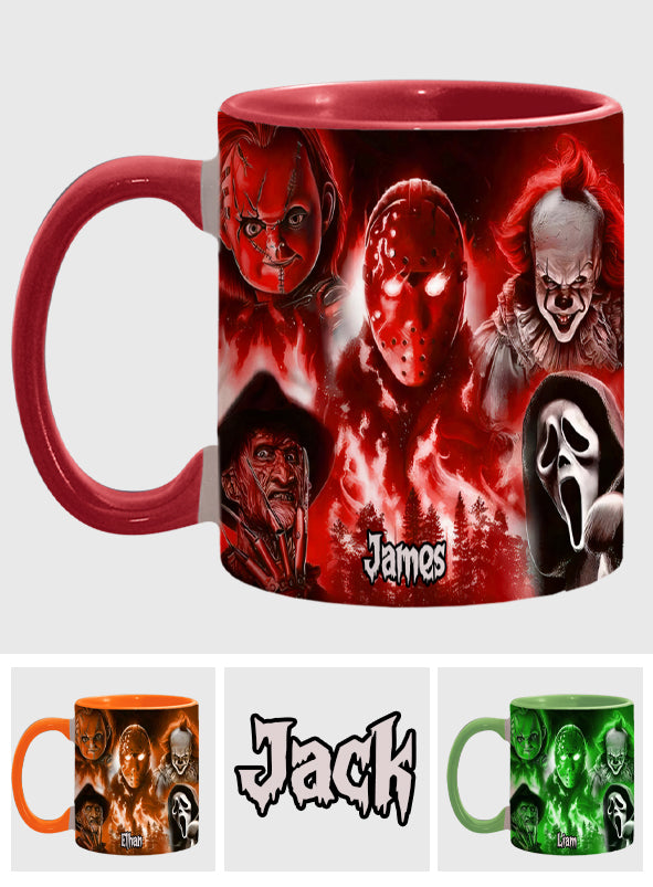 Horror Movie Fan - Personalized Accent Mug