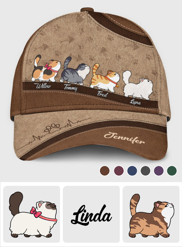 I Love My Cats - Personalized Cat Classic Cap