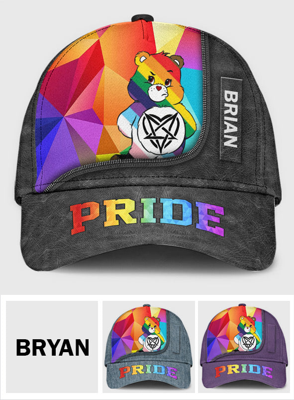 LGBT Pride Month Bear This Is Me - Personalized LGBT Support Classic Cap