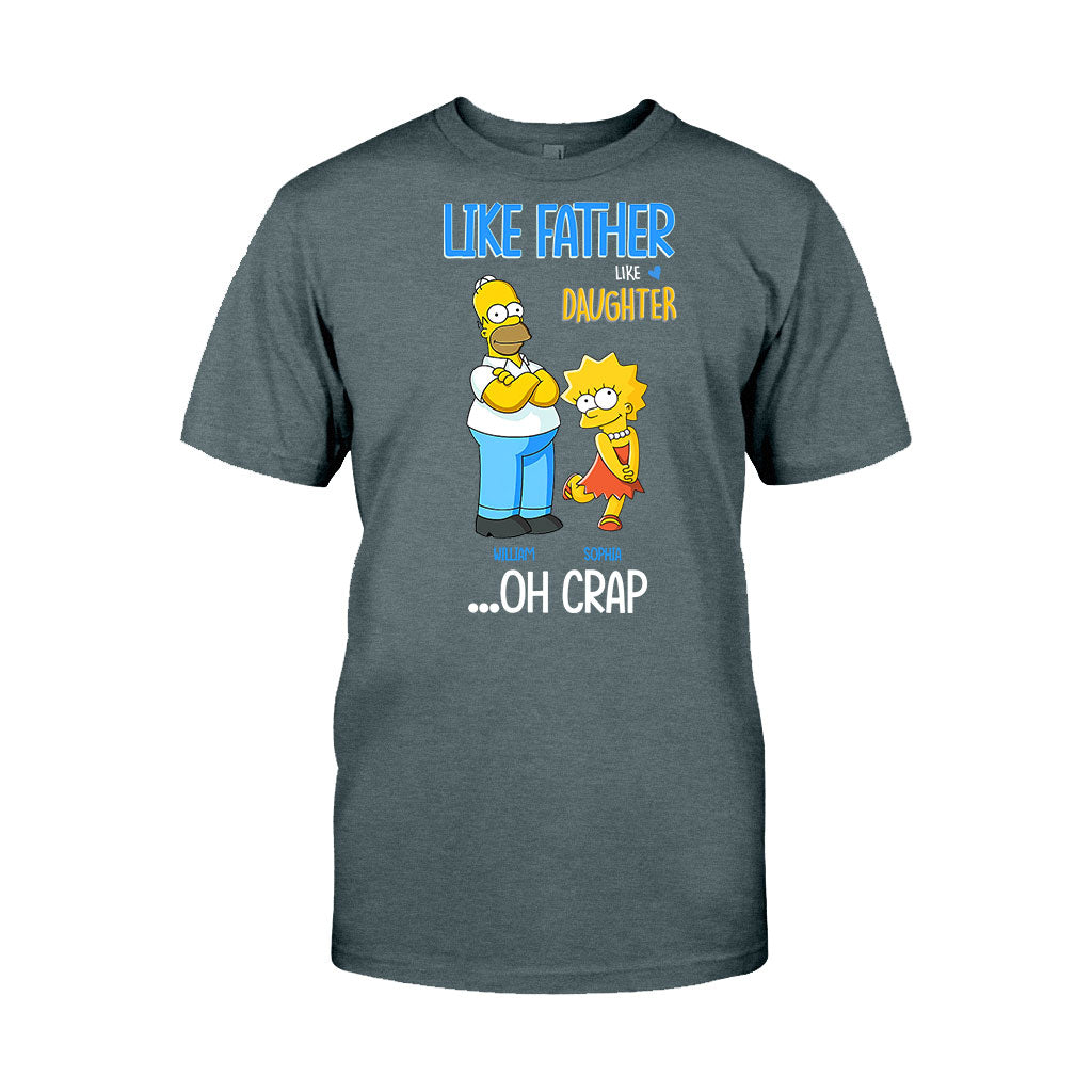 Like Father Like Daughter - Personalized Father T-shirt and Hoodie