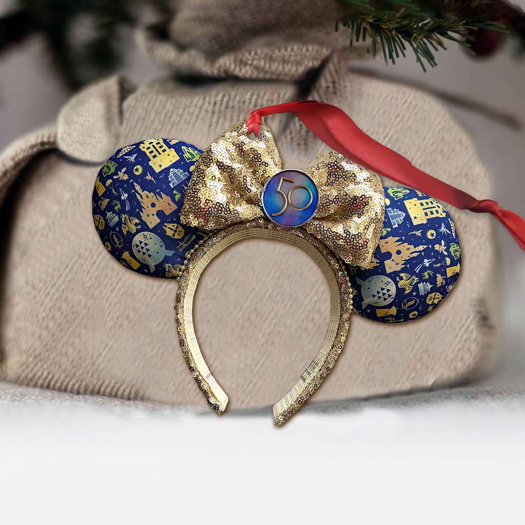 50 Years Of Magic - Mouse Ornament (Printed On Both Sides)