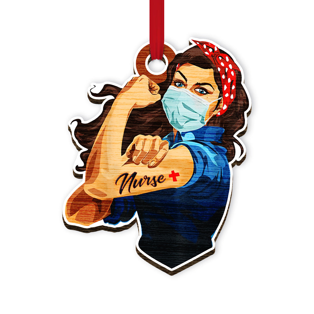 Nurse The Stronggest Woman - Nurse Ornament (Printed On Both Sides) 1122
