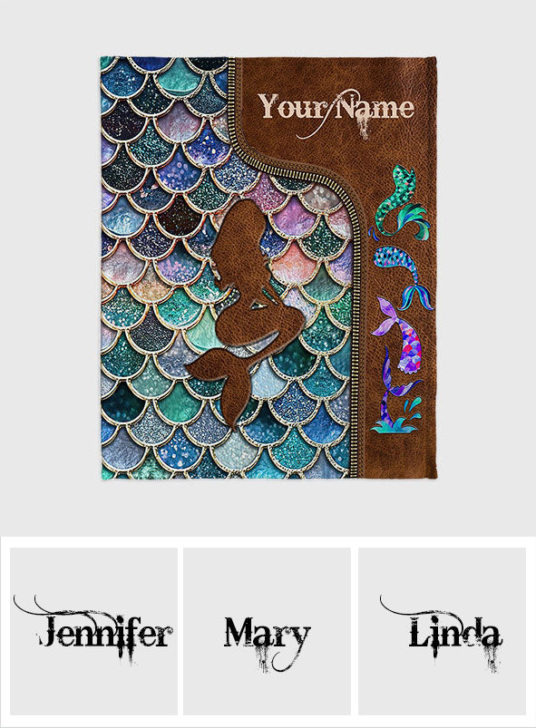 Mermaid - Personalized Mermaid Blanket