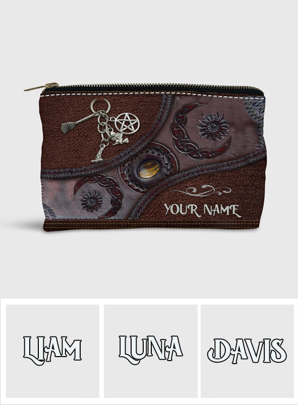 Triple Moon - Personalized Witch Pouch