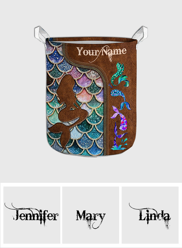 Mermaid - Personalized Mermaid Storage Basket