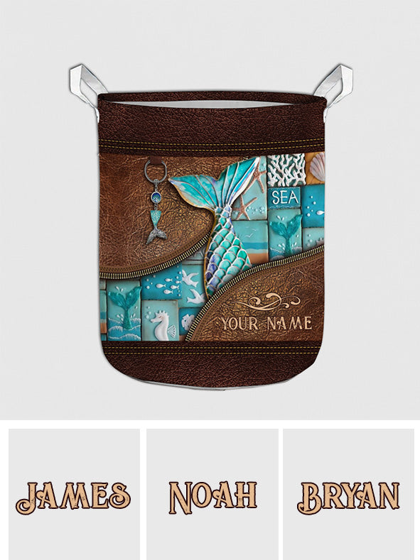 Love Mermaid - Personalized Mermaid Storage Basket
