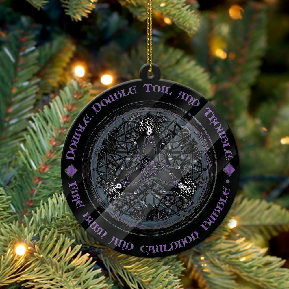 A Celtic Witches' Brew - Witch Ornament (Printed On Both Sides) 1022