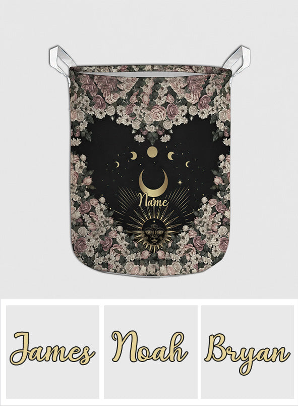 Sun And Moon - Personalized Witch Storage Basket