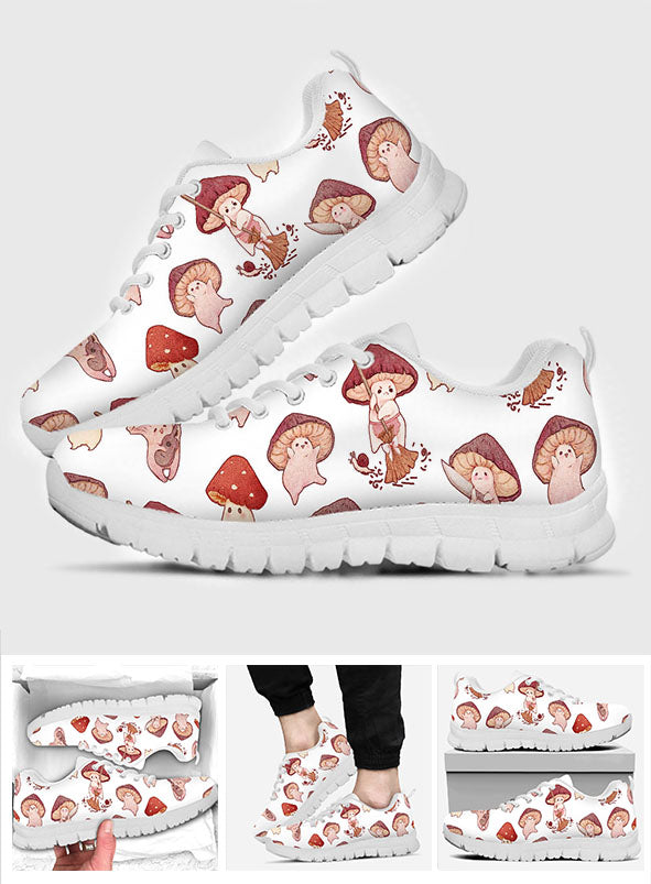 Mushrooms Pattern - Mushroom Sneakers