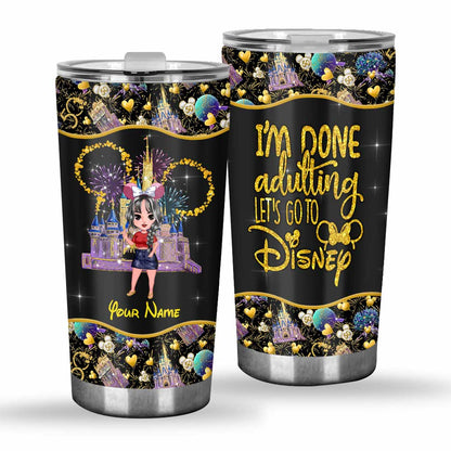 And I Think To Myself What A Wonderful World - Personalized Mouse Tumbler
