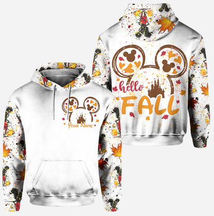 Hello Fall - Personalized Mouse Hoodie and Leggings
