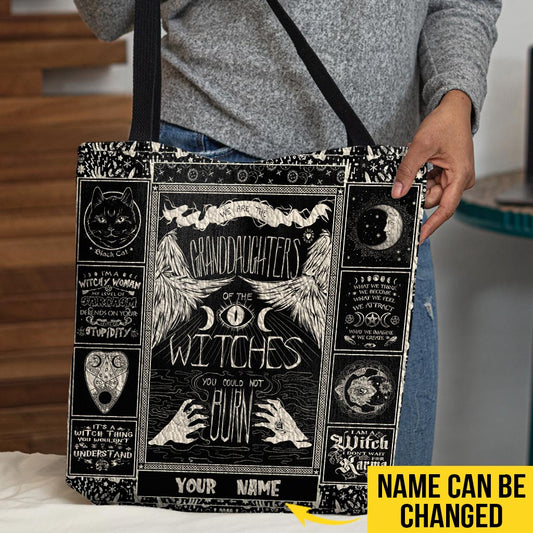 Granddaughter Of The Witches Personalized Tote Bag