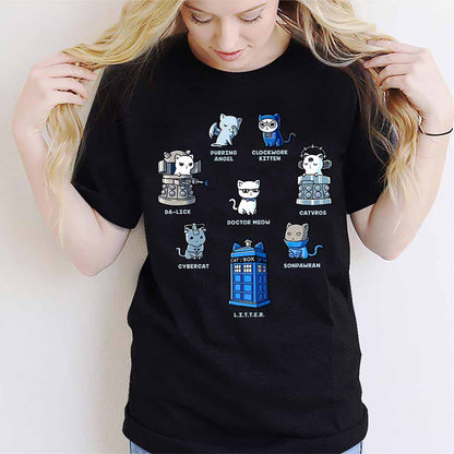 Cats And The Box - T-shirt and Hoodie 1122