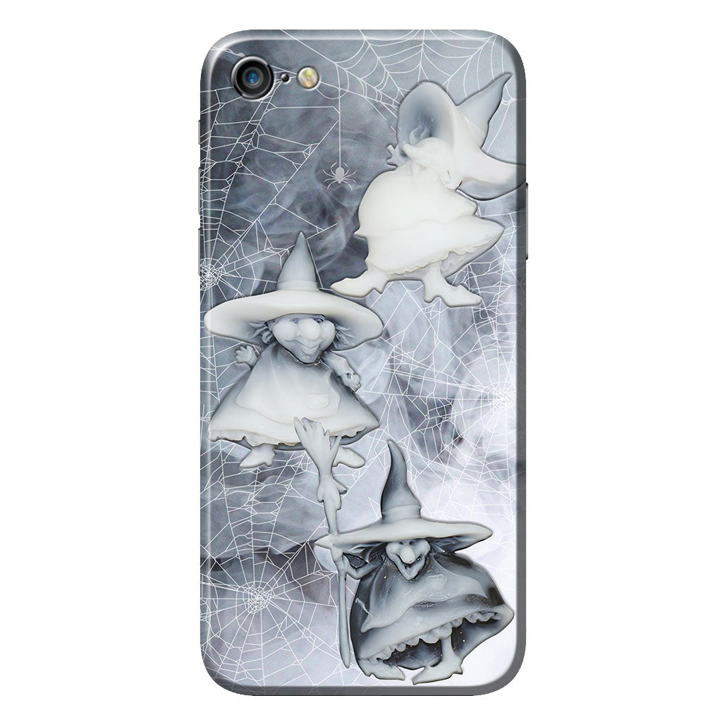 Three Little Witches - Phone Case With 3D Pattern Print