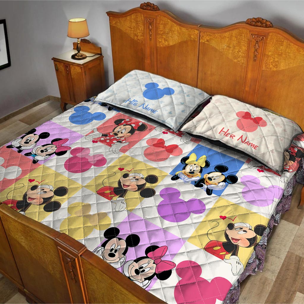 You & Me We Got This - Personalized Mouse Quilt Set