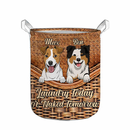Laundry Today - Personalized Dog Storage Basket