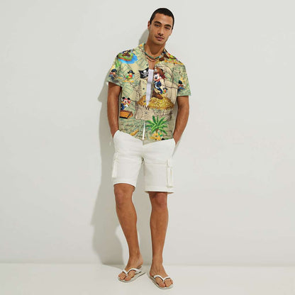 Pirate Mouse Mouse Hawaiian Shirt