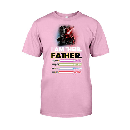 I Am Their Father - Personalized Father's Day The Force T-shirt and Hoodie