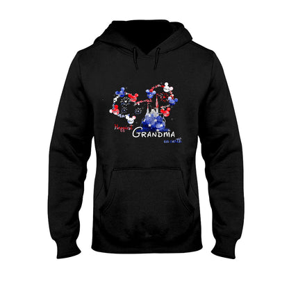 Happiest Grandma On Earth - Personalized Independence Day T-shirt and Hoodie