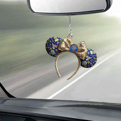 50 Years Of Magic -  Mouse Car Ornament With 3D Pattern Print (Printed On Both Sides)