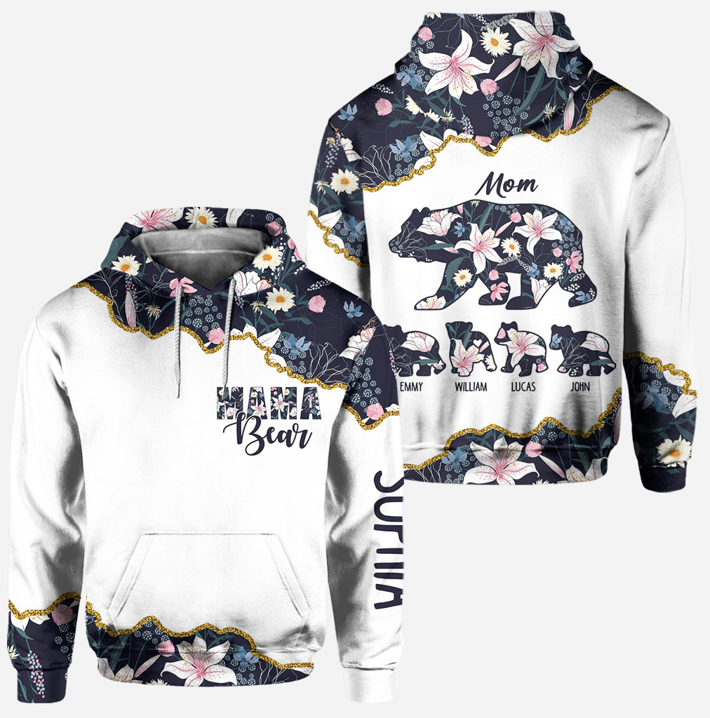 Mama Bear - Personalized Mother's Day Mother Hoodie and Leggings