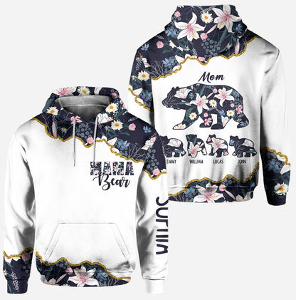 Mama Bear - Personalized Mother's Day Mother Hoodie and Leggings
