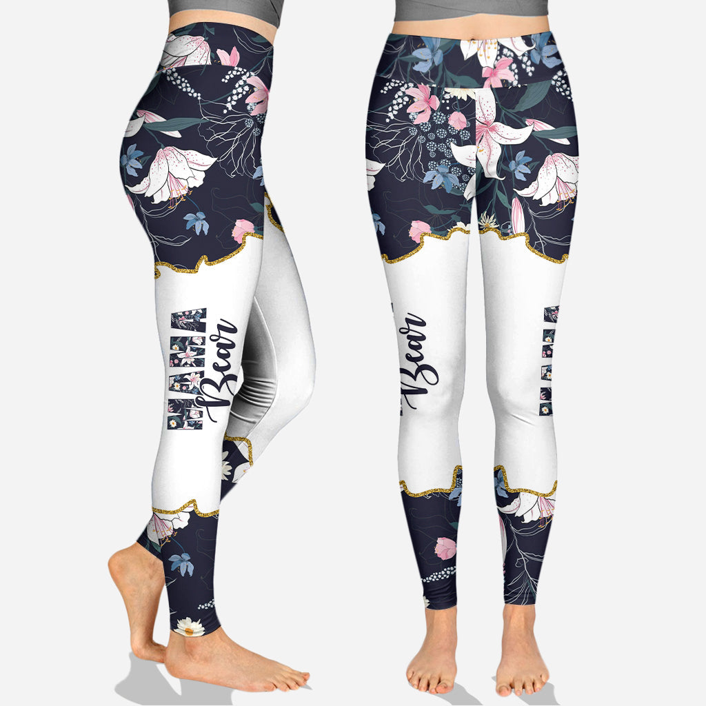 Mama Bear - Personalized Mother's Day Mother Hoodie and Leggings