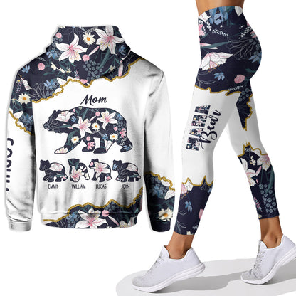 Mama Bear - Personalized Mother's Day Mother Hoodie and Leggings