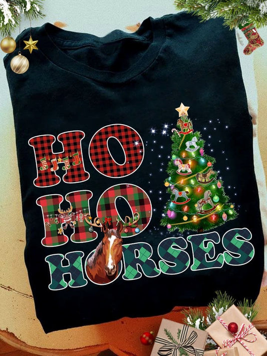 Ho Ho Horses Horse T-shirt and Hoodie 0823