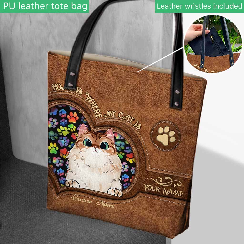 Cat Mom - Personalized Tote Bag