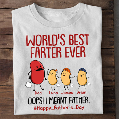 Best Farter Ever - Personalized Father T-shirt and Hoodie