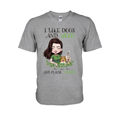 I Like Dogs - Personalized Dog T-shirt and Hoodie