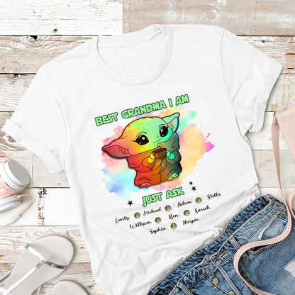Best Grandma - Personalized The Force T-shirt and Hoodie