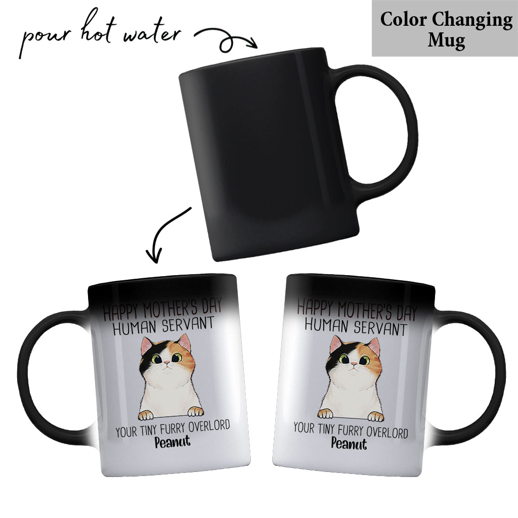 Human Servant - Personalized Cat Mug